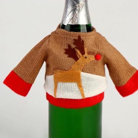 Clothing for a bottle "Deer costume"-3
