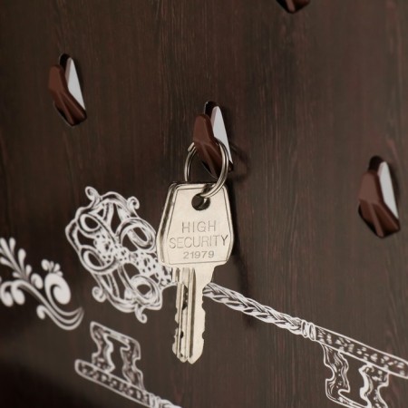 Key closed "Rules at home. Boards" 26.5x31.5 cm nut-3