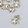 Decor for creativity metal, rhinestones "angel" gold 1.6x2 cm