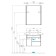 Aquaton mirror "Beverly 65", white