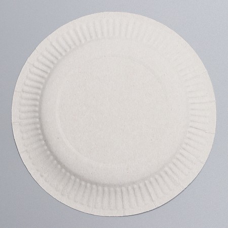 Disposable paper plate "Happy Birthday" gold, 18 cm-2