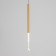 Lamp "Acota" LED 5W 4000k matte gold 2x2x60-160cm
