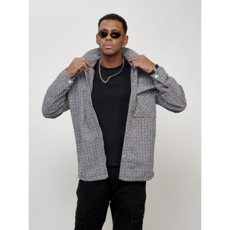 Male windbreaker, size 54, gray color-8