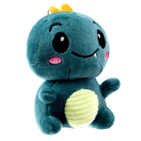 Soft toy "Dino", on a key fob, 10 cm, MIX color