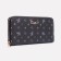 Women's wallet with lightning, black color