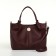 Women's bag with lightning, burgundy color