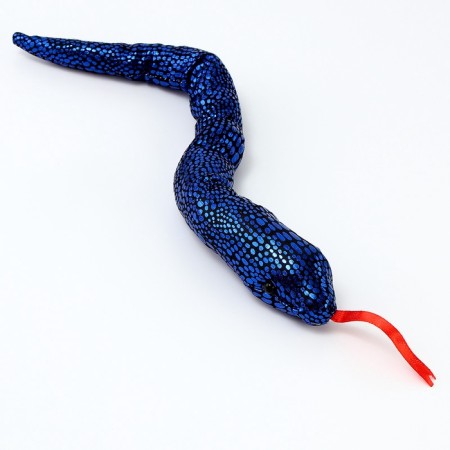 Soft toy "Snake" shiny, 32 cm, color mix-1