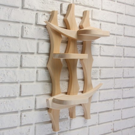 Waterfall regiment, 42 × 65 × 12 cm, linden-2