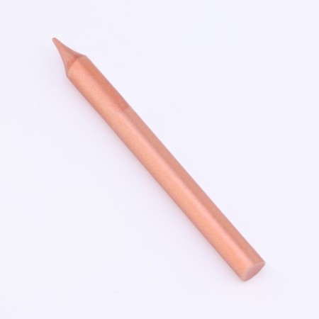 Set of candles for the pink party cake, 12 pcs, 8 cm, white and pink metallic-7