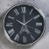 Watching clock, series: interior, "Paris", discrete move, d-34 cm, 1 aa