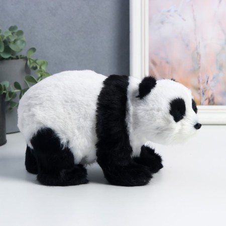 Fluffy Artificial fur "Panda" 12.5x22x11 cm-1