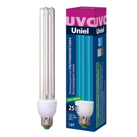 Ultraviolet bactericidal UNiel, E27 Ultraviolet lamp
