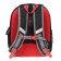 Frame backpack 37 x 28 x 12 cm, Across 194, filling: bag, pencil case, dark gray/red ACR22-194-5