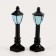Puppet miniature "City Lantern", set 2 pcs., Size 1 pc. - 1.2 × 1.2 × 5.5 cm