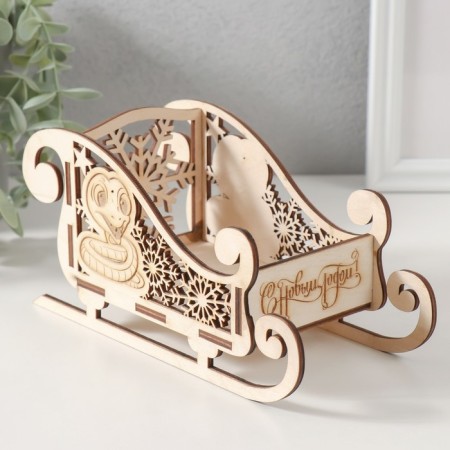 Sani casket "Snake. Snowflake." 19.5x9.5x10 cm-1