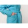 A robe for a boy with a hood, height 116 cm, turquoise, maer