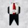 Postcard –Convert for Money Formal Red Tie, 12 x 16 cm