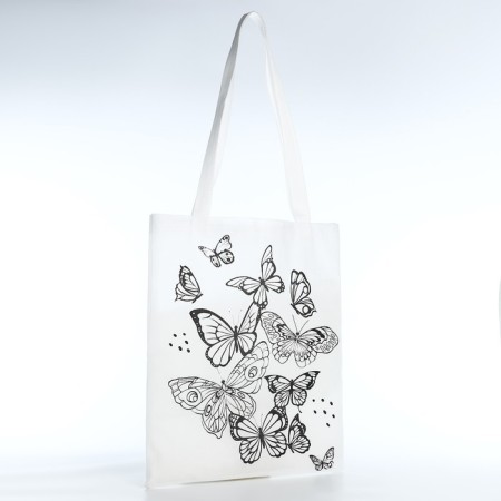 Bag Schoper for coloring "Butterflies", 35x40 cm, spanbond-3