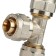 The STOUT SFS-0009-000020 tee, D = 20x20x20 mm, for metal-plastic pipes, screw