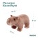 Soft toy Kapibara, 31 cm