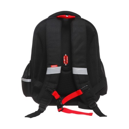 Frame backpack 36 x 28 x 20 cm, Grizzly, black/red-3