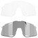 E22 bicycle glasses with interchangeable lenses in the case, yellow color