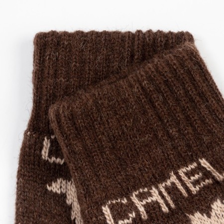 Women's socks, brown color, size 23-25-1