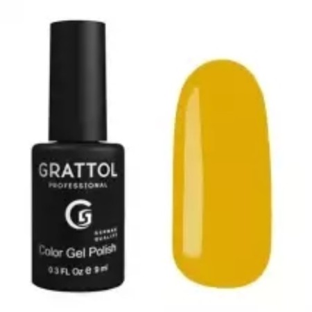 Grattol Color Gel Polish, No. 180 Yellow Autumn, 9 ml