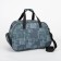Road bag, lightning department, 2 outer pockets, long belt, gray color