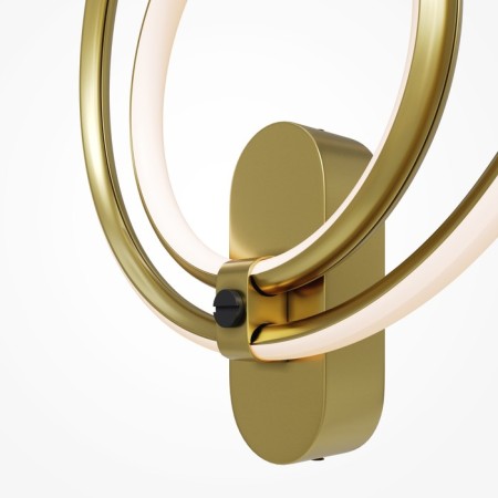Bra Maytoni Mod357WL-L16BS3K, LED, 16 W, 40x300x340 mm, 950 lm, 3000k, brass-3
