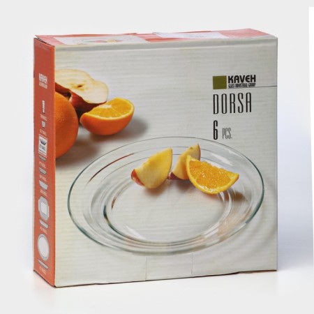 Set of glass plates Dorsa, d = 19 cm, 6 pcs-5