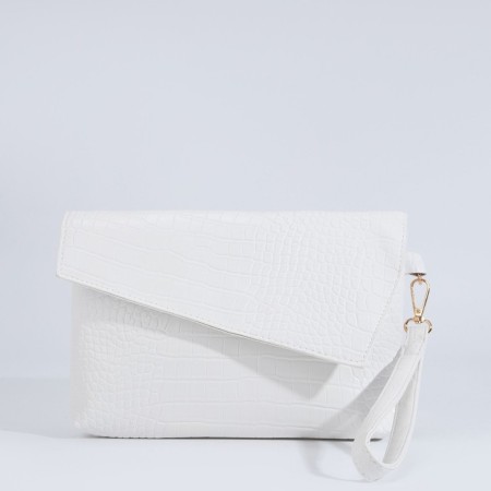Bag-clate on the magnet, strap on the wrist, white color