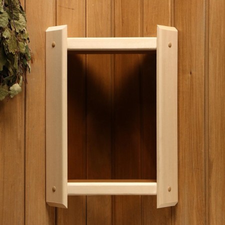 Lampshade wooden corner, dark glass-3