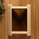 Lampshade wooden corner, dark glass