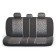 Autoshekhli university Autoprofi Comfort Combo, CMB-1105 Anthracite (M), multi-circuit, molded velor, jacquard polypropylene, set of 11 objects, color anthracite