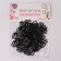 Strege hook, plastic, 15 mm, 100 pcs, black color