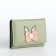 Baby wallet on the button, green color