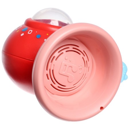 Rattle "pipe", red color, crumb me-2