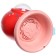 Rattle "pipe", red color, crumb me