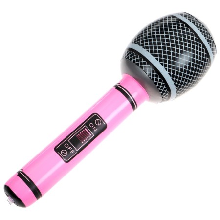 Inflatable toy "microphone", 30 cm, mixing-4