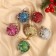 Set of balls plastic D-4 cm, 6 pcs "sequet" mix