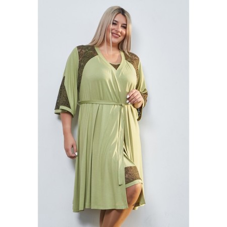 Female suit, size 52, green color