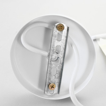 Lamp "Romb" 1x40W E27 white 22x22x25 cm Bayerlux-7