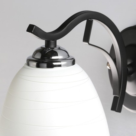 Bra "Brill", 40W E27, black color, chrome-2