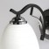 Bra "Brill", 40W E27, black color, chrome