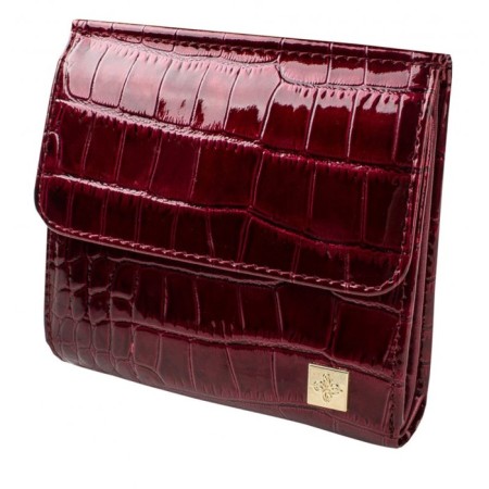 Wallet, cherry crocodile