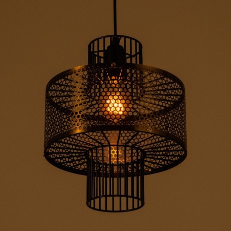 Lamp Bayerlux "Tsetsna" E27 40W Black gold 25x25x30-130cm-3