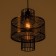 Lamp Bayerlux "Tsetsna" E27 40W Black gold 25x25x30-130cm
