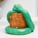 Figure "Snake on the barrel" Green, 20x20cm