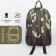 Male backpack on lightning, external pocket, “ZFTS”, Camouflage color/Haki